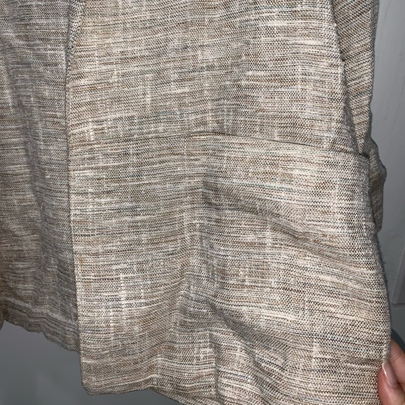 Light weight cream/ mixed color sweater/ cardigan size M/L - Picture 10 of 11